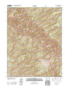 Windy Point Colorado Historical topographic map, 1:24000 scale, 7.5 X 7.5 Minute, Year 2013