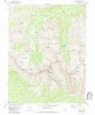 Winfield Colorado Historical topographic map, 1:24000 scale, 7.5 X 7.5 Minute, Year 1982
