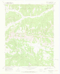 Winter Flats Colorado Historical topographic map, 1:24000 scale, 7.5 X 7.5 Minute, Year 1968