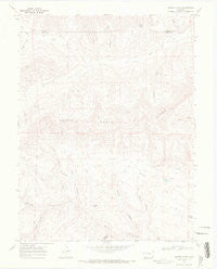 Winter Flats Colorado Historical topographic map, 1:24000 scale, 7.5 X 7.5 Minute, Year 1968