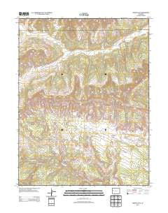 Winter Flats Colorado Historical topographic map, 1:24000 scale, 7.5 X 7.5 Minute, Year 2013