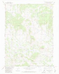 Witcher Mountain Colorado Historical topographic map, 1:24000 scale, 7.5 X 7.5 Minute, Year 1983