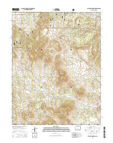 Witcher Mountain Colorado Current topographic map, 1:24000 scale, 7.5 X 7.5 Minute, Year 2016