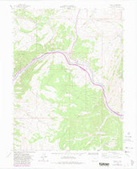 Wolcott Colorado Historical topographic map, 1:24000 scale, 7.5 X 7.5 Minute, Year 1962