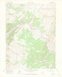 Wolcott Colorado Historical topographic map, 1:24000 scale, 7.5 X 7.5 Minute, Year 1962