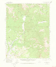 Wolf Creek Pass Colorado Historical topographic map, 1:62500 scale, 15 X 15 Minute, Year 1957