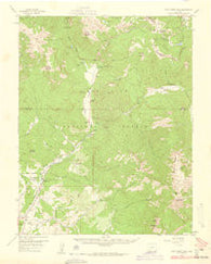 Wolf Creek Pass Colorado Historical topographic map, 1:62500 scale, 15 X 15 Minute, Year 1957