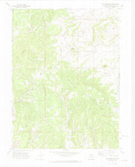 Wolf Mountain Colorado Historical topographic map, 1:24000 scale, 7.5 X 7.5 Minute, Year 1971