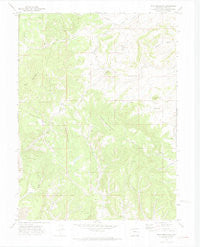 Wolf Mountain Colorado Historical topographic map, 1:24000 scale, 7.5 X 7.5 Minute, Year 1971