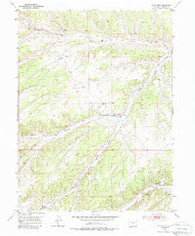 Wolf Ridge Colorado Historical topographic map, 1:24000 scale, 7.5 X 7.5 Minute, Year 1952