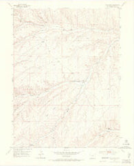 Wolf Ridge Colorado Historical topographic map, 1:24000 scale, 7.5 X 7.5 Minute, Year 1952