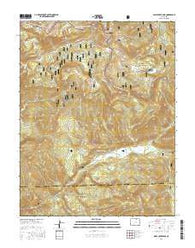 Wolf Creek Pass Colorado Current topographic map, 1:24000 scale, 7.5 X 7.5 Minute, Year 2016