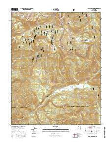 Wolf Creek Pass Colorado Current topographic map, 1:24000 scale, 7.5 X 7.5 Minute, Year 2016