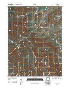 Wolf Mountain Colorado Historical topographic map, 1:24000 scale, 7.5 X 7.5 Minute, Year 2010