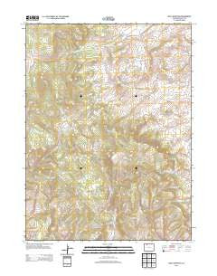 Wolf Mountain Colorado Historical topographic map, 1:24000 scale, 7.5 X 7.5 Minute, Year 2013