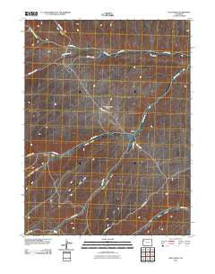 Wolf Ridge Colorado Historical topographic map, 1:24000 scale, 7.5 X 7.5 Minute, Year 2010