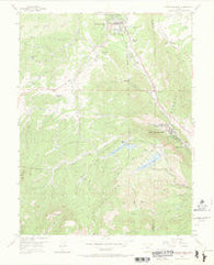 Woodland Park Colorado Historical topographic map, 1:24000 scale, 7.5 X 7.5 Minute, Year 1954