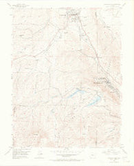 Woodland Park Colorado Historical topographic map, 1:24000 scale, 7.5 X 7.5 Minute, Year 1954