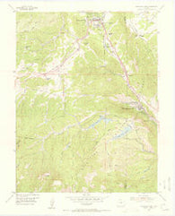 Woodland Park Colorado Historical topographic map, 1:24000 scale, 7.5 X 7.5 Minute, Year 1954