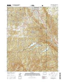 Woodland Park Colorado Current topographic map, 1:24000 scale, 7.5 X 7.5 Minute, Year 2016