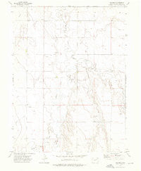 Woodrow Colorado Historical topographic map, 1:24000 scale, 7.5 X 7.5 Minute, Year 1973
