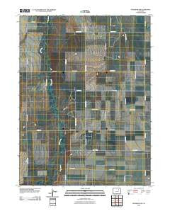 Woodrow NW Colorado Historical topographic map, 1:24000 scale, 7.5 X 7.5 Minute, Year 2010
