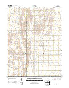 Woodrow NW Colorado Historical topographic map, 1:24000 scale, 7.5 X 7.5 Minute, Year 2013