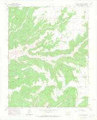 Woods Canyon Colorado Historical topographic map, 1:24000 scale, 7.5 X 7.5 Minute, Year 1965