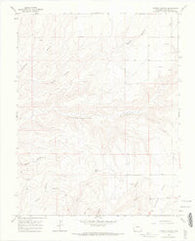 Woods Canyon Colorado Historical topographic map, 1:24000 scale, 7.5 X 7.5 Minute, Year 1965