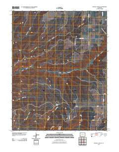Woods Canyon Colorado Historical topographic map, 1:24000 scale, 7.5 X 7.5 Minute, Year 2010