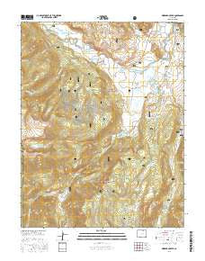 Workman Creek Colorado Current topographic map, 1:24000 scale, 7.5 X 7.5 Minute, Year 2016