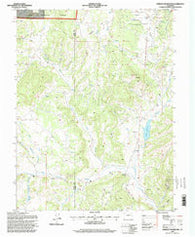 Wrights Reservoir Colorado Historical topographic map, 1:24000 scale, 7.5 X 7.5 Minute, Year 1994