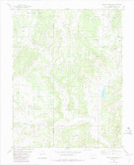 Wrights Reservoir Colorado Historical topographic map, 1:24000 scale, 7.5 X 7.5 Minute, Year 1983