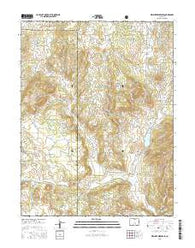 Wrights Reservoir Colorado Current topographic map, 1:24000 scale, 7.5 X 7.5 Minute, Year 2016