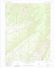 X Lazy F Ranch Colorado Historical topographic map, 1:24000 scale, 7.5 X 7.5 Minute, Year 1957