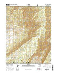 X Lazy F Ranch Colorado Current topographic map, 1:24000 scale, 7.5 X 7.5 Minute, Year 2016