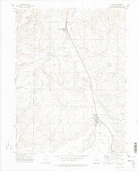 Yampa Colorado Historical topographic map, 1:24000 scale, 7.5 X 7.5 Minute, Year 1972