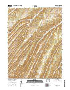 Yankee Gulch Colorado Current topographic map, 1:24000 scale, 7.5 X 7.5 Minute, Year 2016