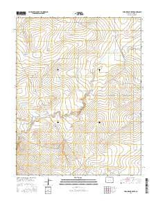 Yellowbank Creek Colorado Current topographic map, 1:24000 scale, 7.5 X 7.5 Minute, Year 2016