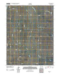 Yoder Colorado Historical topographic map, 1:24000 scale, 7.5 X 7.5 Minute, Year 2010