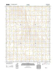 Yoder Colorado Historical topographic map, 1:24000 scale, 7.5 X 7.5 Minute, Year 2013