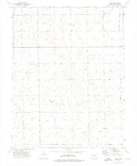 Yoder Colorado Historical topographic map, 1:24000 scale, 7.5 X 7.5 Minute, Year 1973