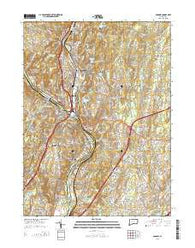 Ansonia Connecticut Current topographic map, 1:24000 scale, 7.5 X 7.5 Minute, Year 2015