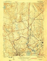 Ashaway Rhode Island Historical topographic map, 1:31680 scale, 7.5 X 7.5 Minute, Year 1943