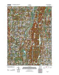 Avon Connecticut Historical topographic map, 1:24000 scale, 7.5 X 7.5 Minute, Year 2012