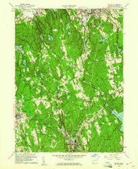 Bethel Connecticut Historical topographic map, 1:24000 scale, 7.5 X 7.5 Minute, Year 1959