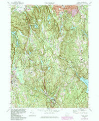 Bethel Connecticut Historical topographic map, 1:24000 scale, 7.5 X 7.5 Minute, Year 1970