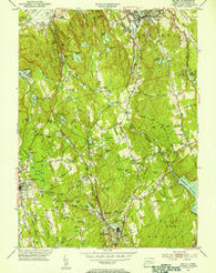 Bethel Connecticut Historical topographic map, 1:31680 scale, 7.5 X 7.5 Minute, Year 1951