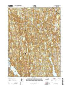 Botsford Connecticut Current topographic map, 1:24000 scale, 7.5 X 7.5 Minute, Year 2015