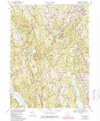Botsford Connecticut Historical topographic map, 1:24000 scale, 7.5 X 7.5 Minute, Year 1969
